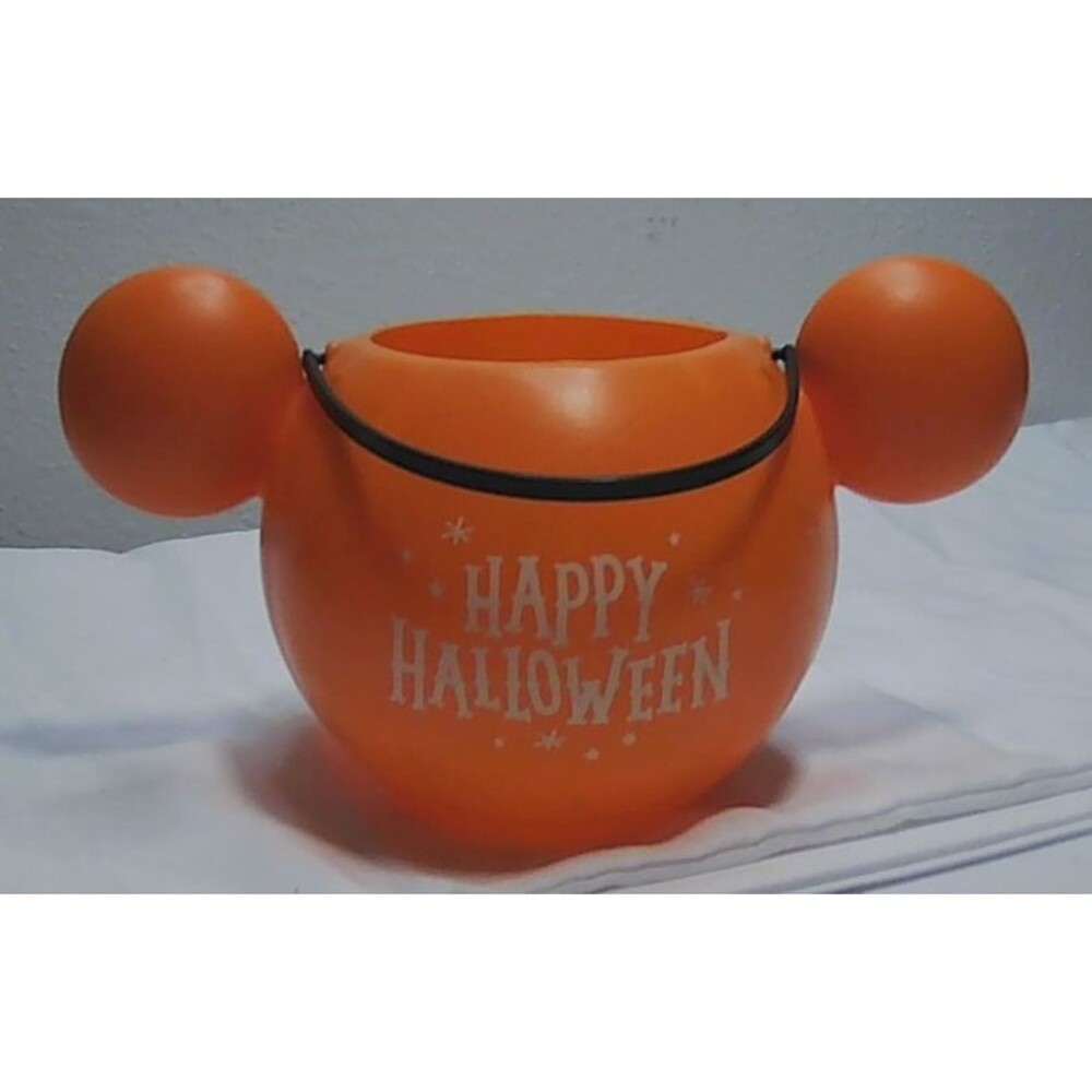 Disney Mini Mickey Mouse Halloween Trick Or Treat Bucket - 3.25" tall, 4.25" dia - Picture 2 of 4